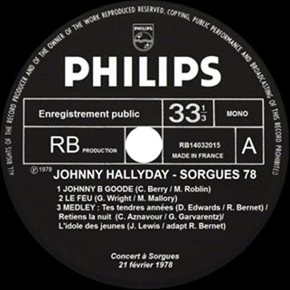 johnny sorgues 1978 label a