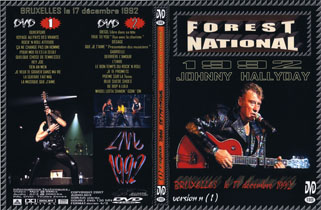 johnny hallyday dvd brussels 1992 12 17 front