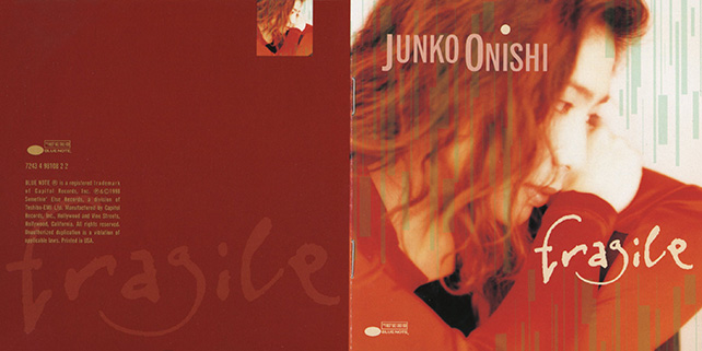 Junko Onishi CD fragile blue note booklet 1