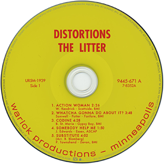 litter cd distortions hayabusa landings label