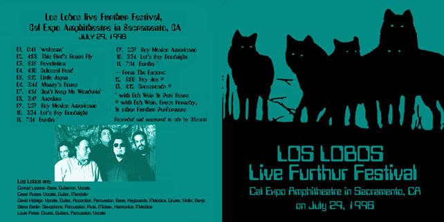 Los Lobos live at Furthur Festival cover out