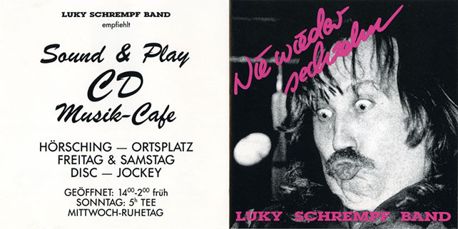 luky schrempf band cd nie wieder sechzehn cover out