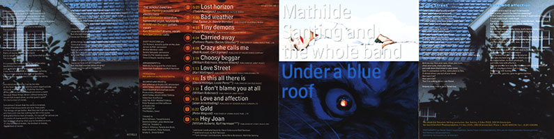 mathilde santing cd under a blue roof cover out