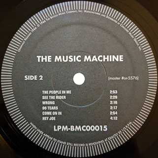 music machine lp  turn on label concord bicycle music label 2
