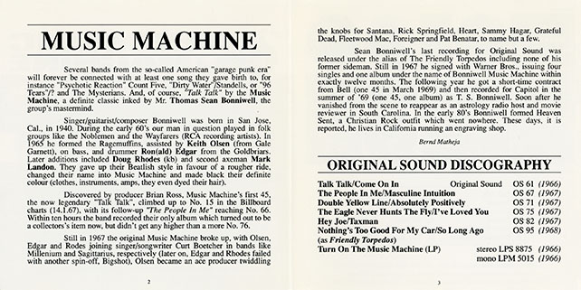 music machine cd turn on label repertoire rep4154 cover in