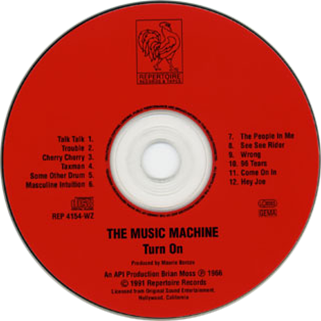music machine cd turn on label repertoire rep4154 label