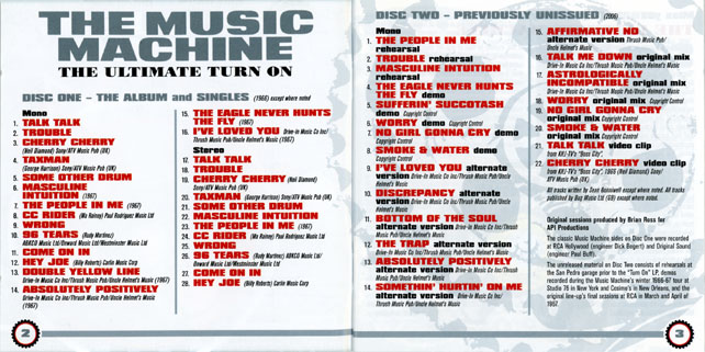 music machine cd the ultimate turn on label big beat cover in