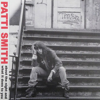 patti smith about the night front