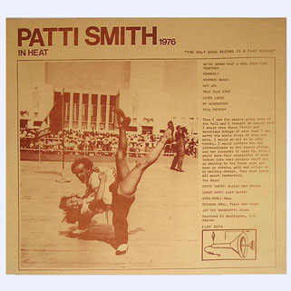 Patti smith lp in heat flat records front