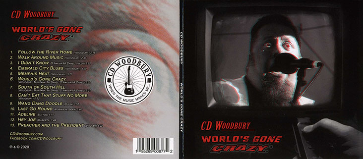 CD woodbury cd world's gone crazy cover out