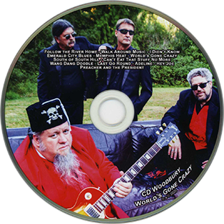 CD woodbury cd world's gone crazy label