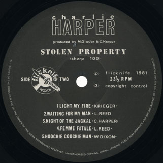 charlie harper stolen property label 2