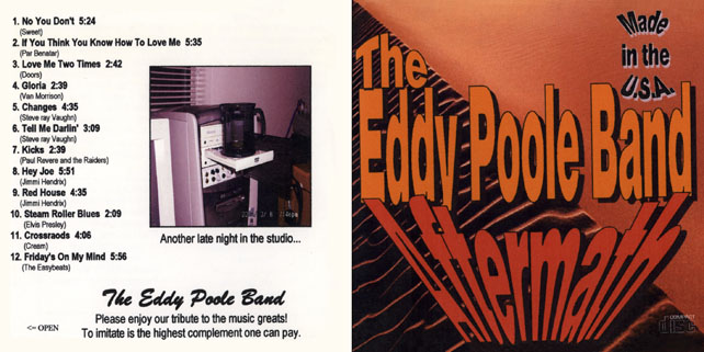 eddy poole band cd aftermath cover out