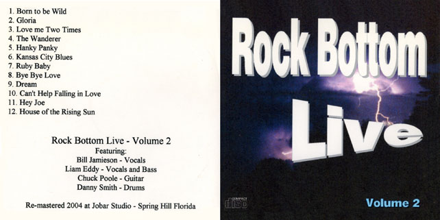 eddy poole band cd rock bottom live volume 2 cover out