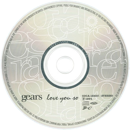 gears cd love you so label