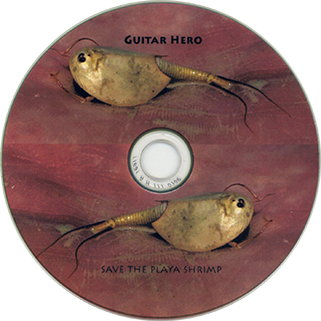 Gomer Hendrix CD Guitar Hero label