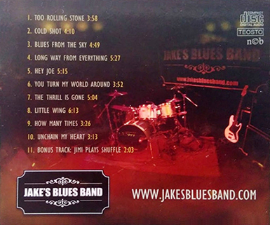 jake's blues band cd live in studio 2017 left back