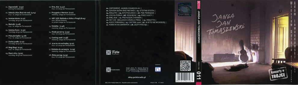 janga jan tomaszewski cd koncerty w trójce volume 11 out