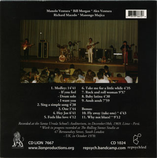 mads cd 1969 en concierto back