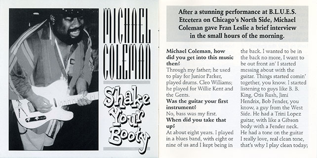 michael coleman cd shake your booty booklet 2