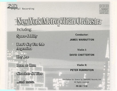 new york metropolitan orchestra cd same trayin
