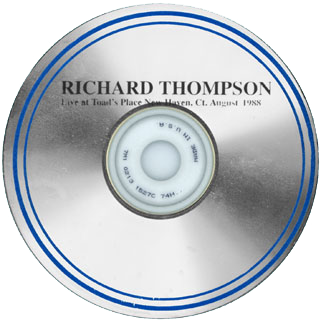 richard thomson cd live at toad's place label