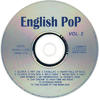 robbers cd english pop  vol 2 label