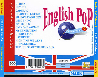 robbers cd english pop  vol 2 tray