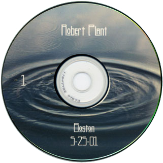 robert plant cd boston orpheum label 1