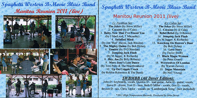 spaghetti western b-movie blues band cd manitou reunion 2011 cover