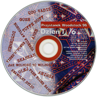 swawolny dyzio cd woodstock 96 cd1 label