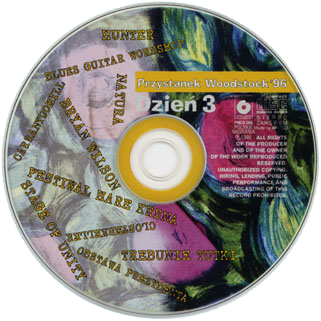swawolny dyzio cd woodstock 96 cd3 label