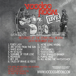 voodoo room cd live 2014 back