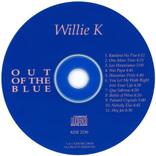 willie k cd out of the blues label