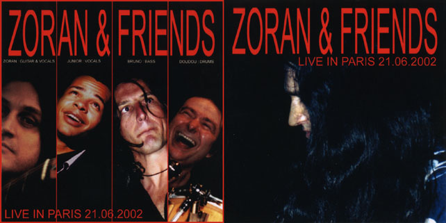 zoran and friends cd live in paris cover out