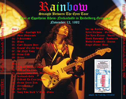 rainbow 1982 11 12 cd heidelberg 1982 tray