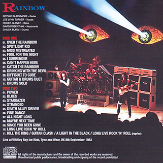 rainbow 1983 09 08 cd whitley bay 1983 back