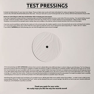 rainbow 1983 09 14 taffs and toffs test pressing record 1 inner back