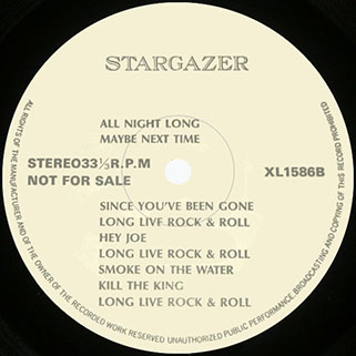 rainbow 1983 09 17 london lp stargazer label 4