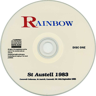 rainbow 1983 09 19 st. austell cd no label label 1