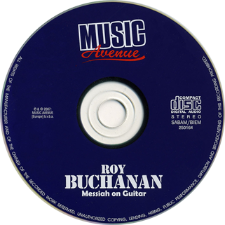roy buchanan 1985 07 28 messiah on guitar label