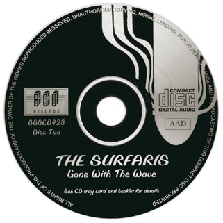 surfaris 2 cd surfers rules / gone with the wave label 2