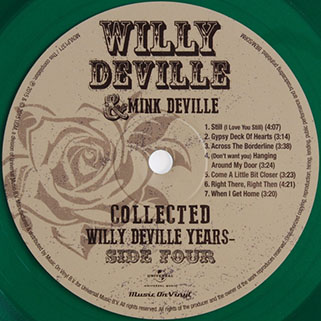 willy deville 2 lp collected (1976-2009) label 4