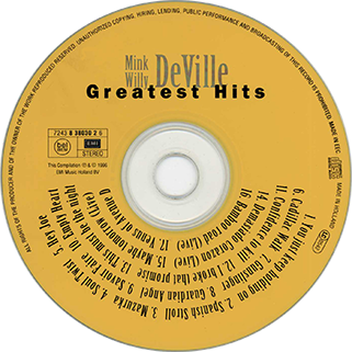 willy deville cd greatest hits emi label