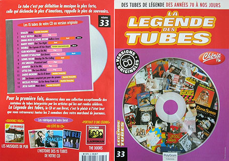 willy deville cd la légende des tubes volume 33 fanzine cover