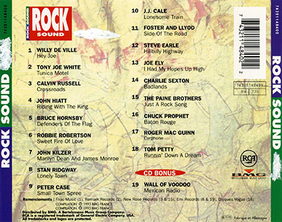willy deville cd various rock sound tray