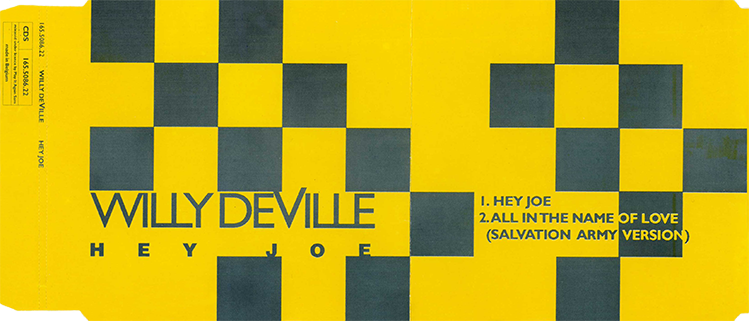 
willy deville cd single hey joe fnac music belgium 165.5086.40 cover
