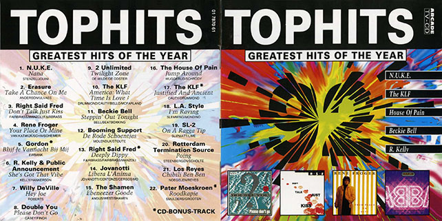 willy deville cd various tophits greatest hits of the year booklet 1