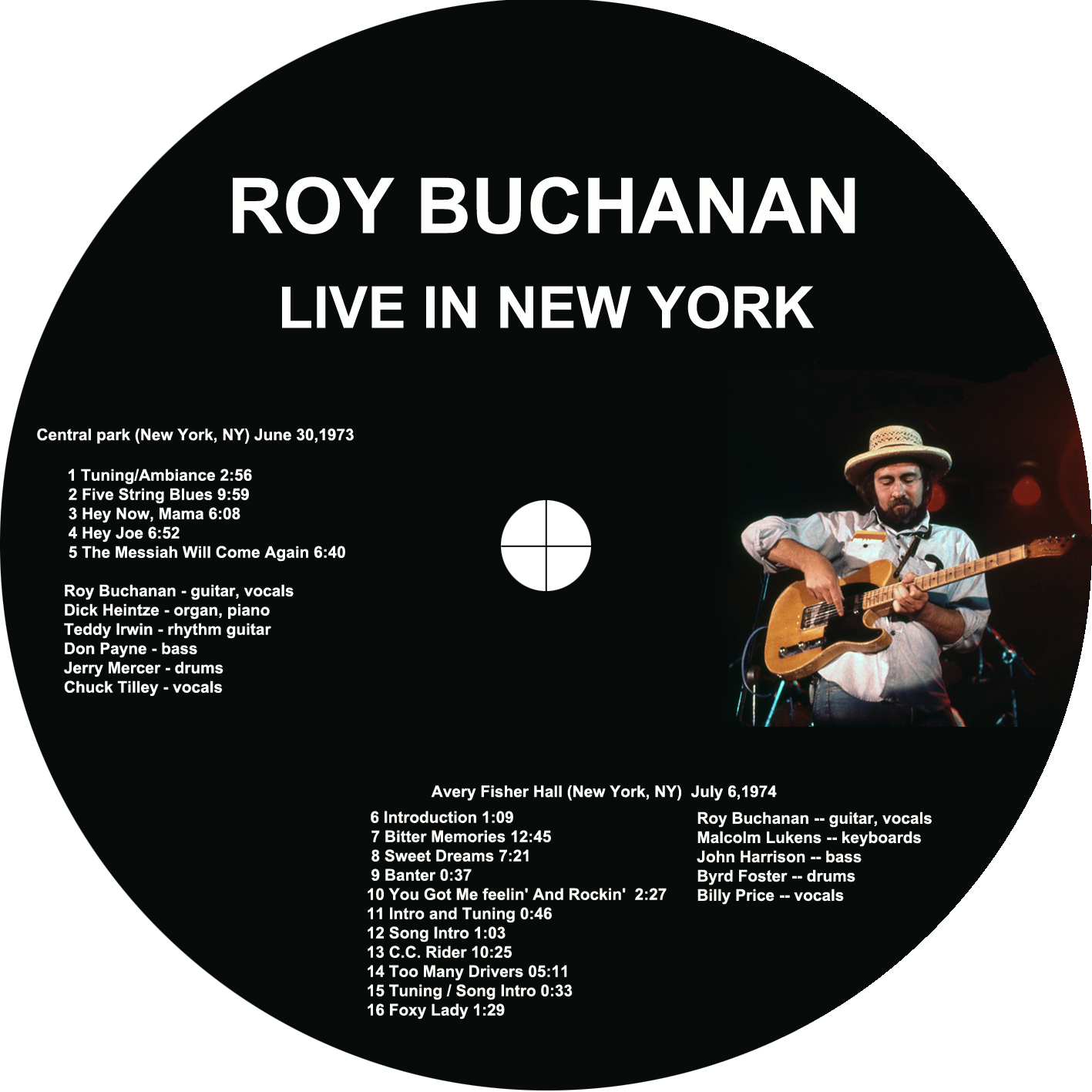 roy buchanan cd live in new york 1973 1974 label