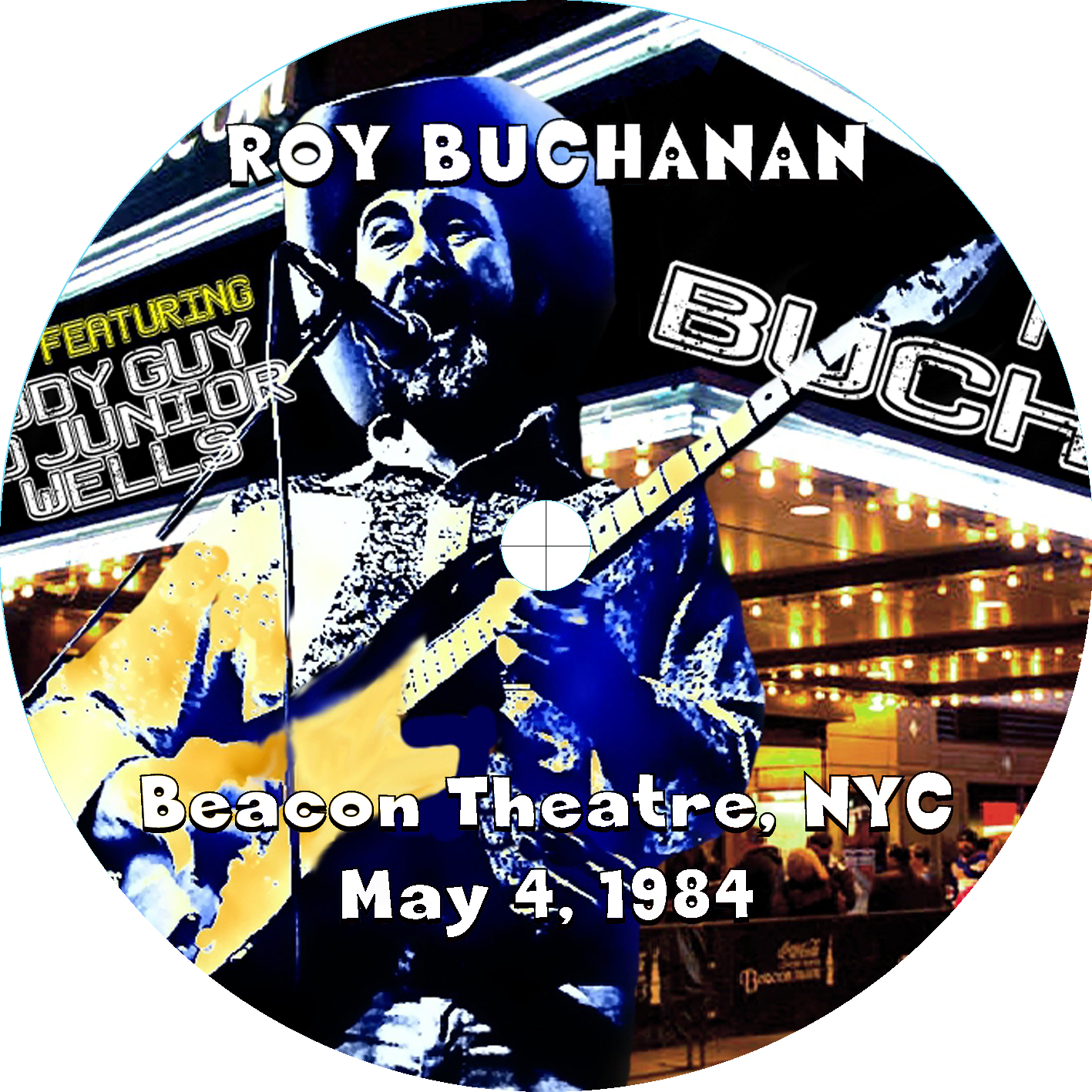 roy buchanan 1984 05 04 cdr beacon theater rrcf cover label